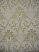 White and green damask wallpaper