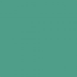Flat image of Craig & Rose Fleurie paint in a vibrant blue-green finish