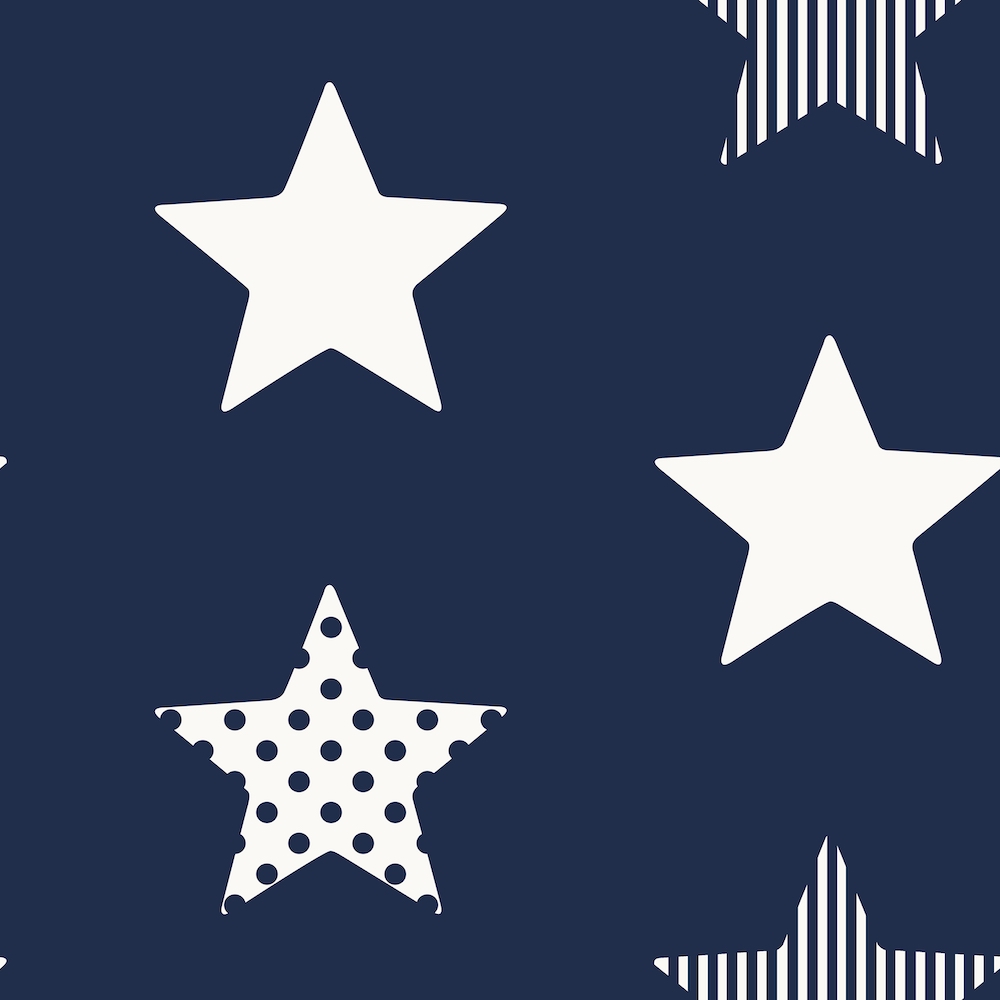 Superfresco Easy Stars Navy Wallpaper 108265