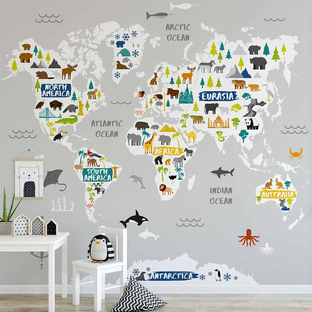 World Map Wall Mural111398