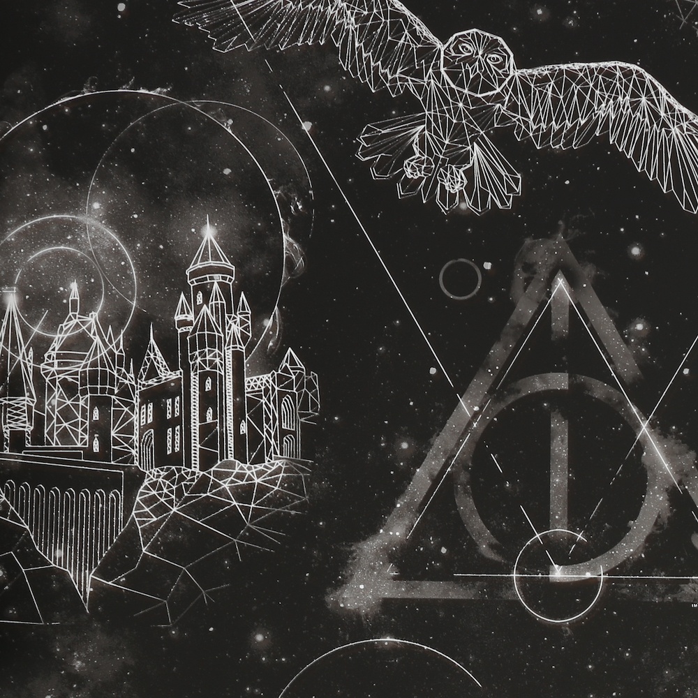 Harry Potter Lumos Glow In The Dark Black Wallpaper Allen Braithwaite