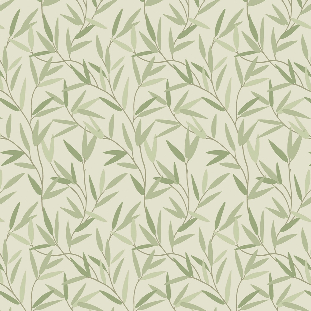 Laura Ashley Willow Leaf Hedgerow Wallpaper 113364