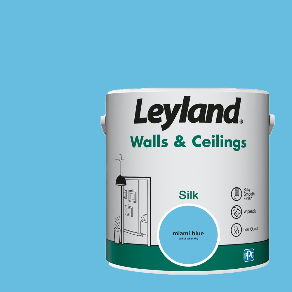 Leyland Retail Miami Blue Silk Paint Allen Braithwaite