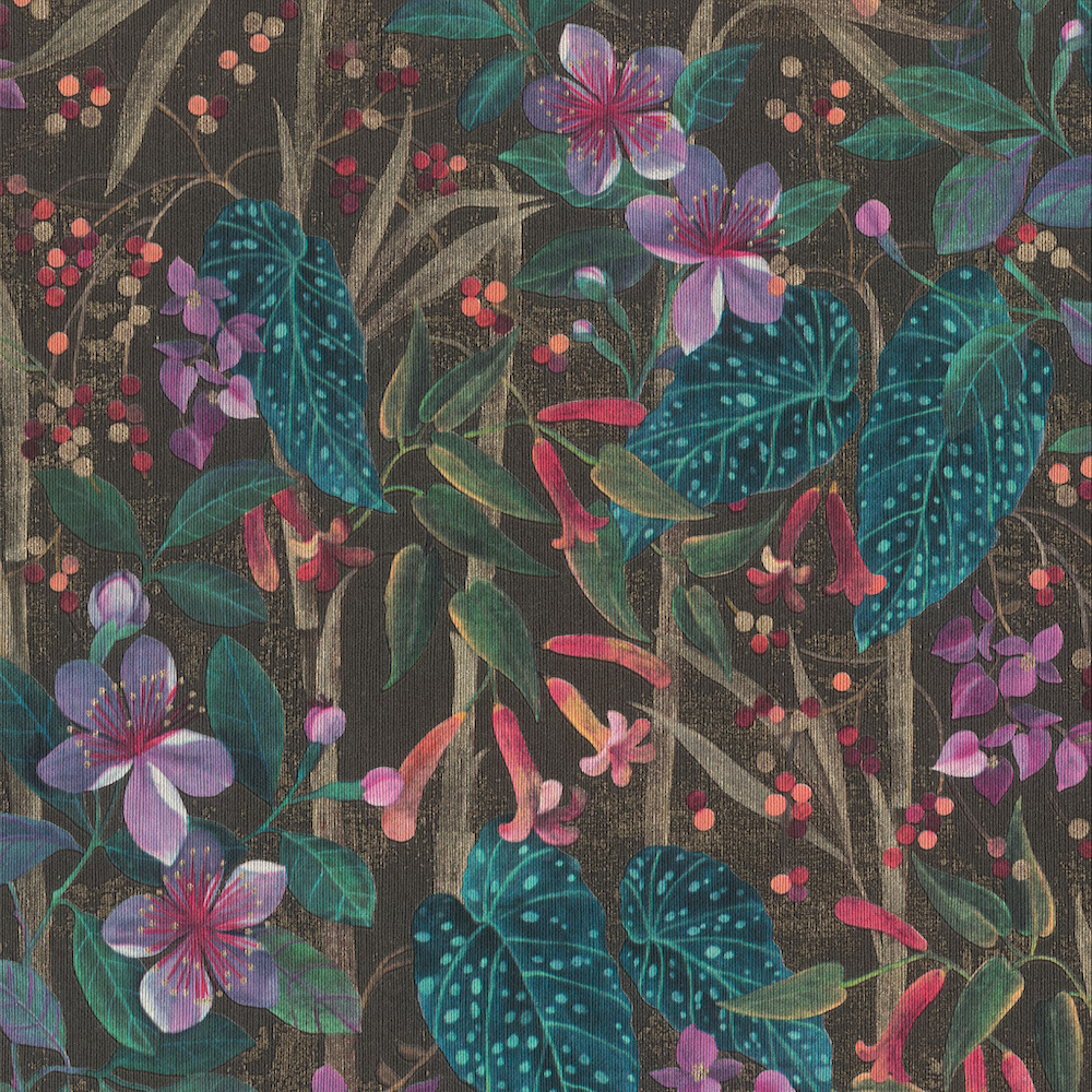 Teal and best sale pink wallpaper
