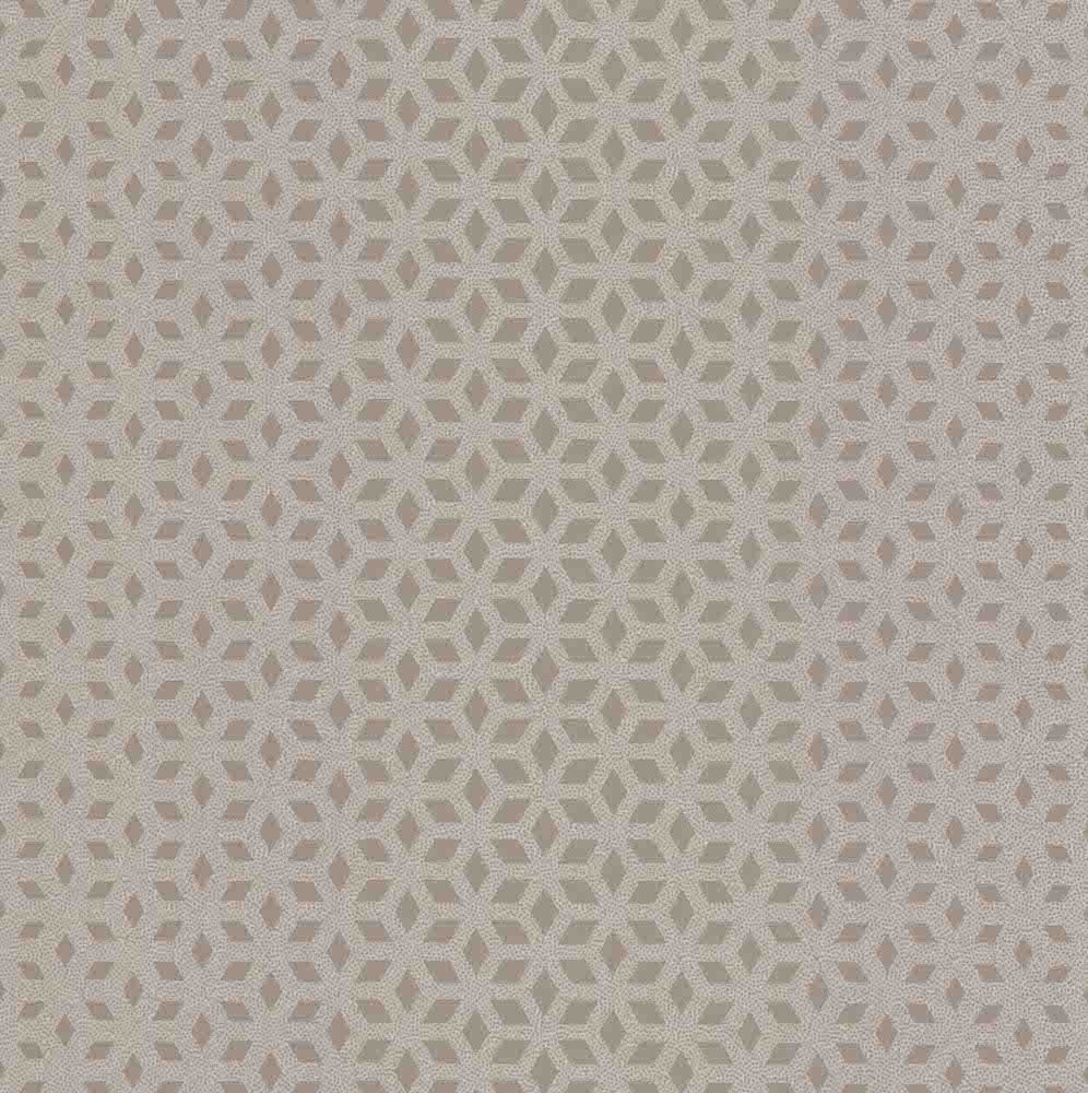 Decorline Lupus Geo Wallpaper in Taupe - DL22848