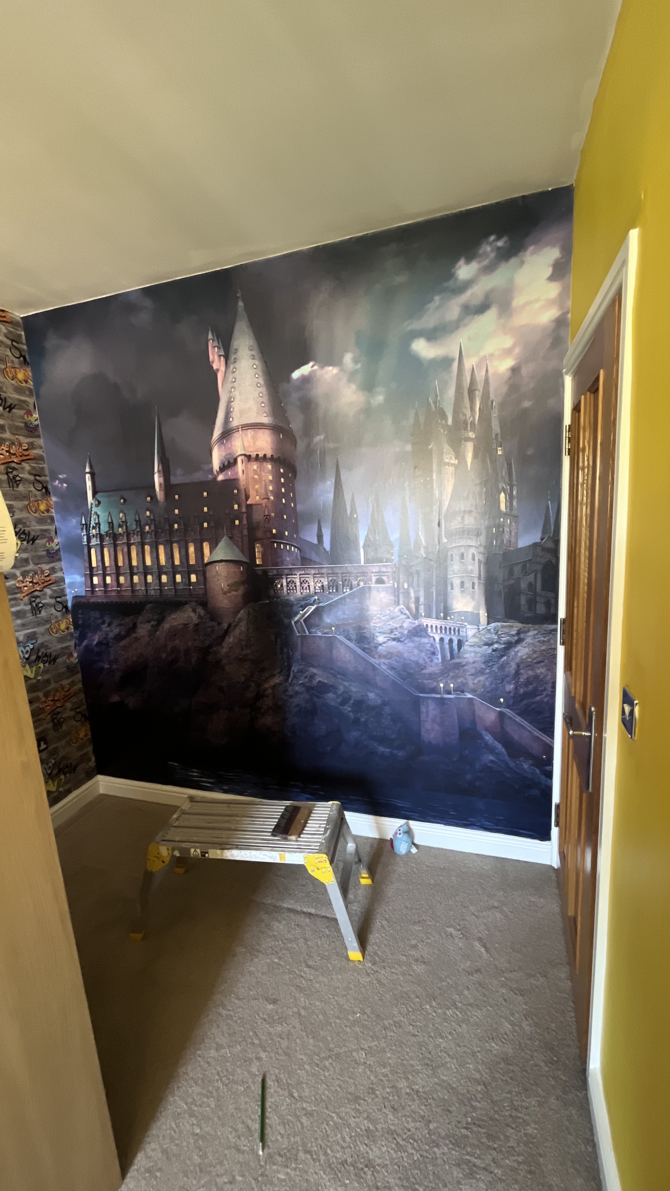 Wall Mural Hogwarts Castle Harry Potter Photo Wallpaper Children's