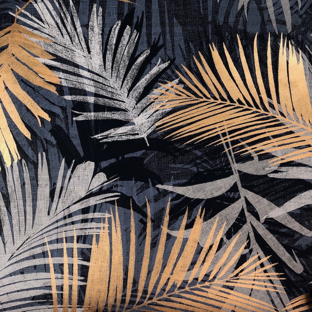 Boutique Jungle Glam Black Wallpaper 104263