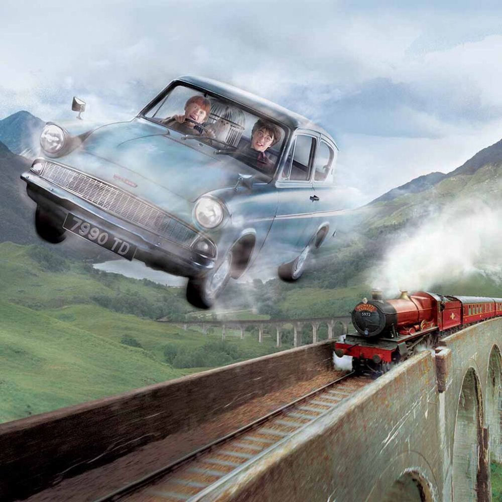 Journey to Hogwarts Wall Mural