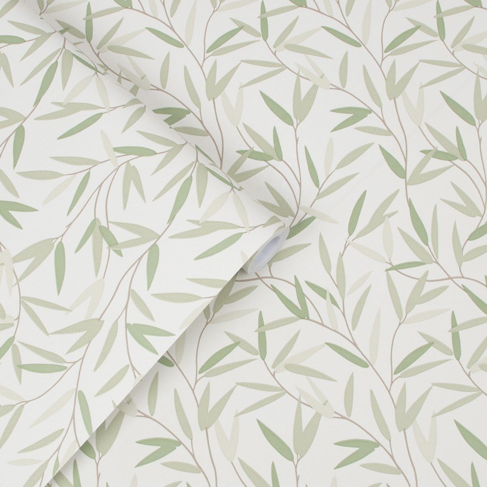 Laura Ashley Willow Leaf Hedgerow Wallpaper 113364