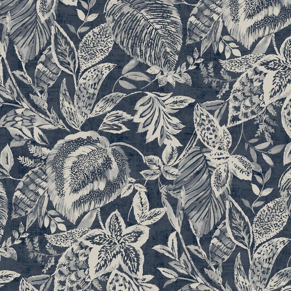 Grandeco Mae Blue Wallpaper 171801