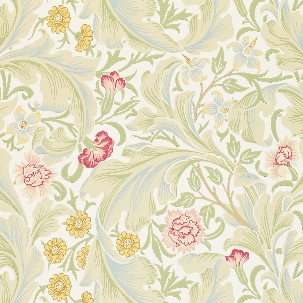 Morris & Co Leicester Marble and Rose Wallpaper 212544