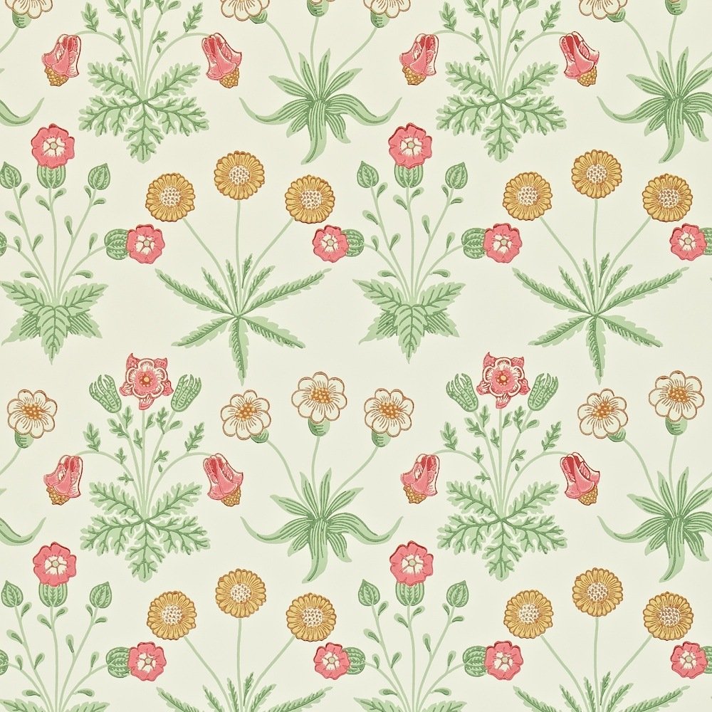 Morris & Co Daisy Willow/Pink Wallpaper 212562
