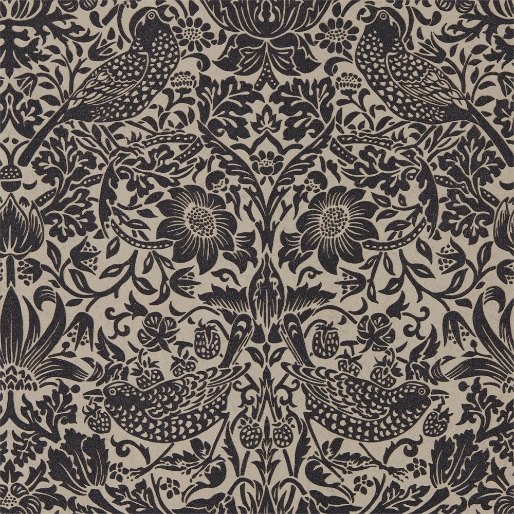 Pure Strawberry Thief wallpaper by Morris and Co 216017