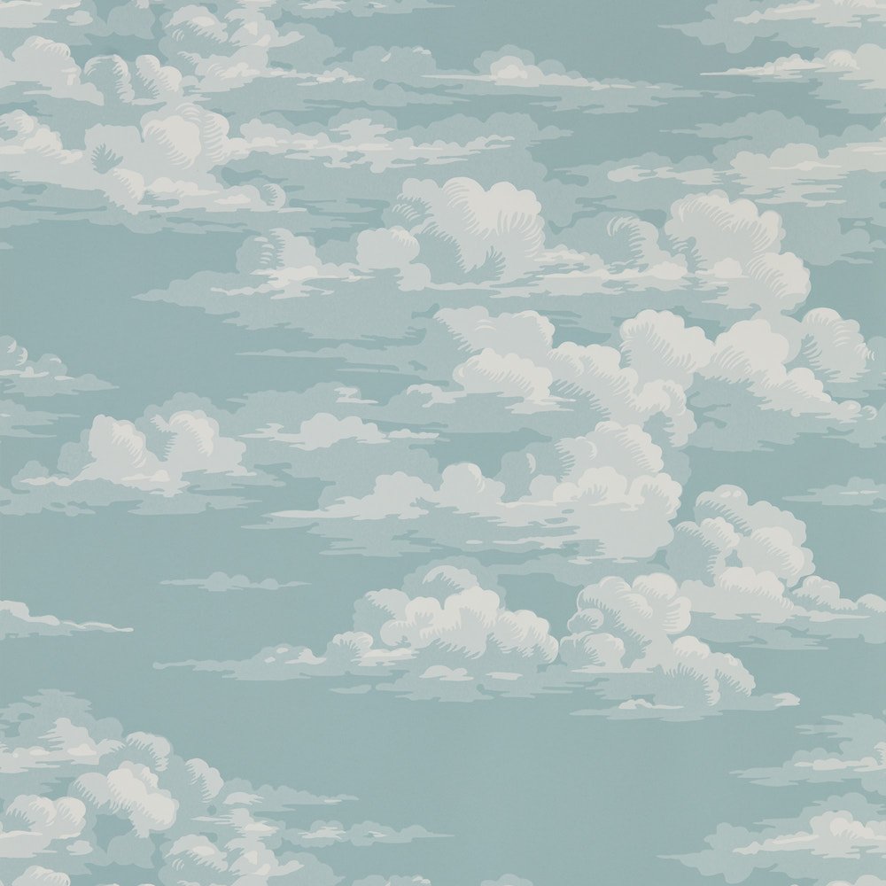 Sanderson Silvi Clouds Sky Wallpaper 216599
