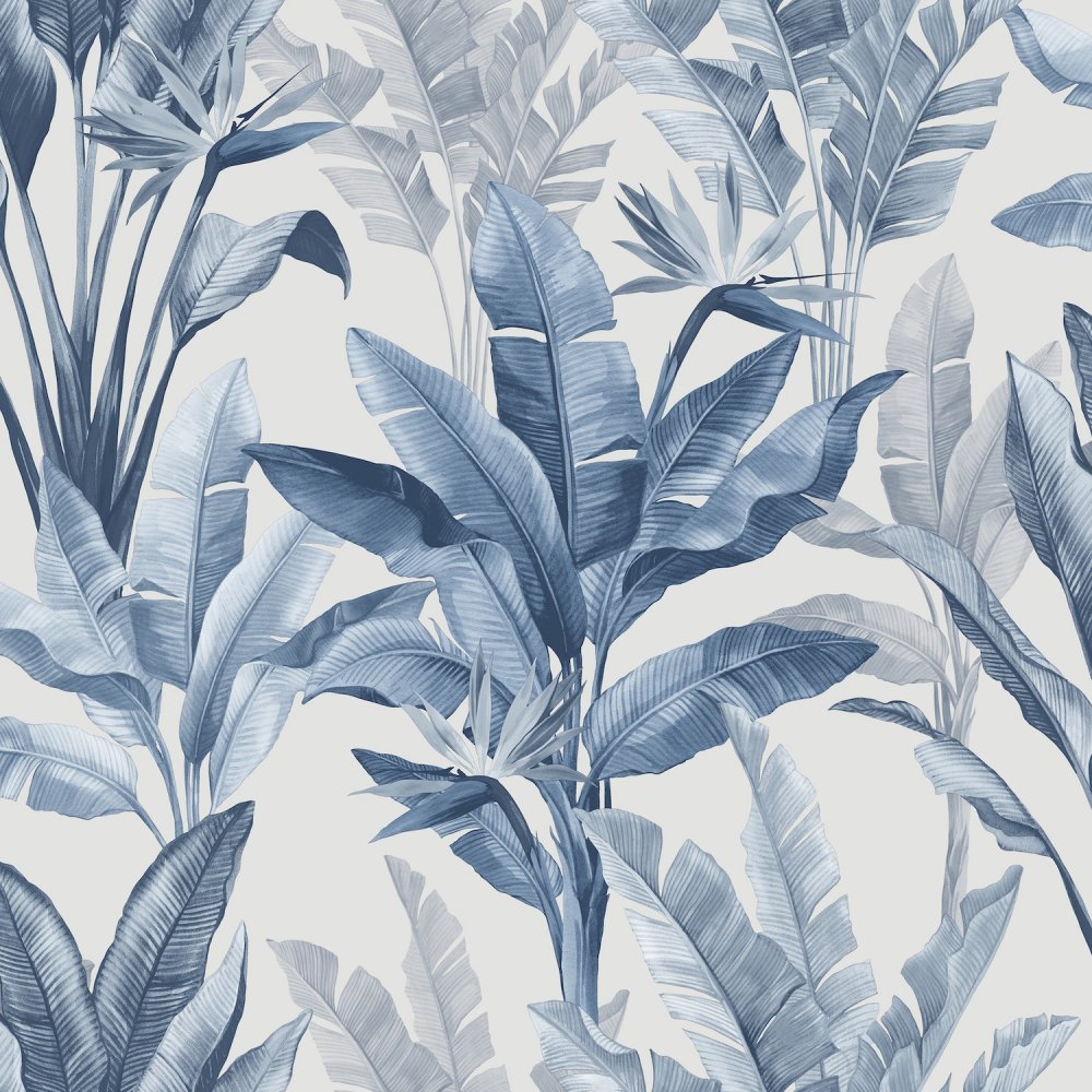 Rasch Madagascar Blue Wallpaper 282893