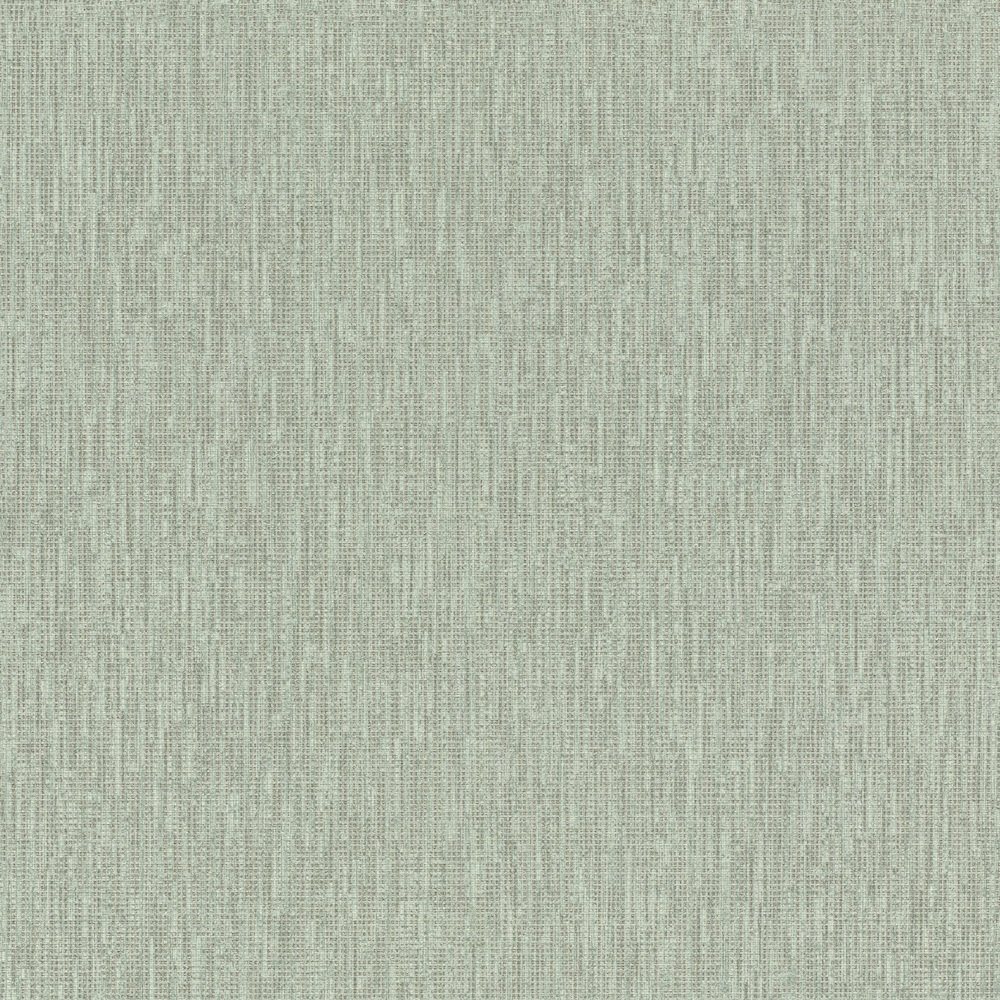 Rasch Woven Shimmer Pale Green & Silver Wallpaper 484236