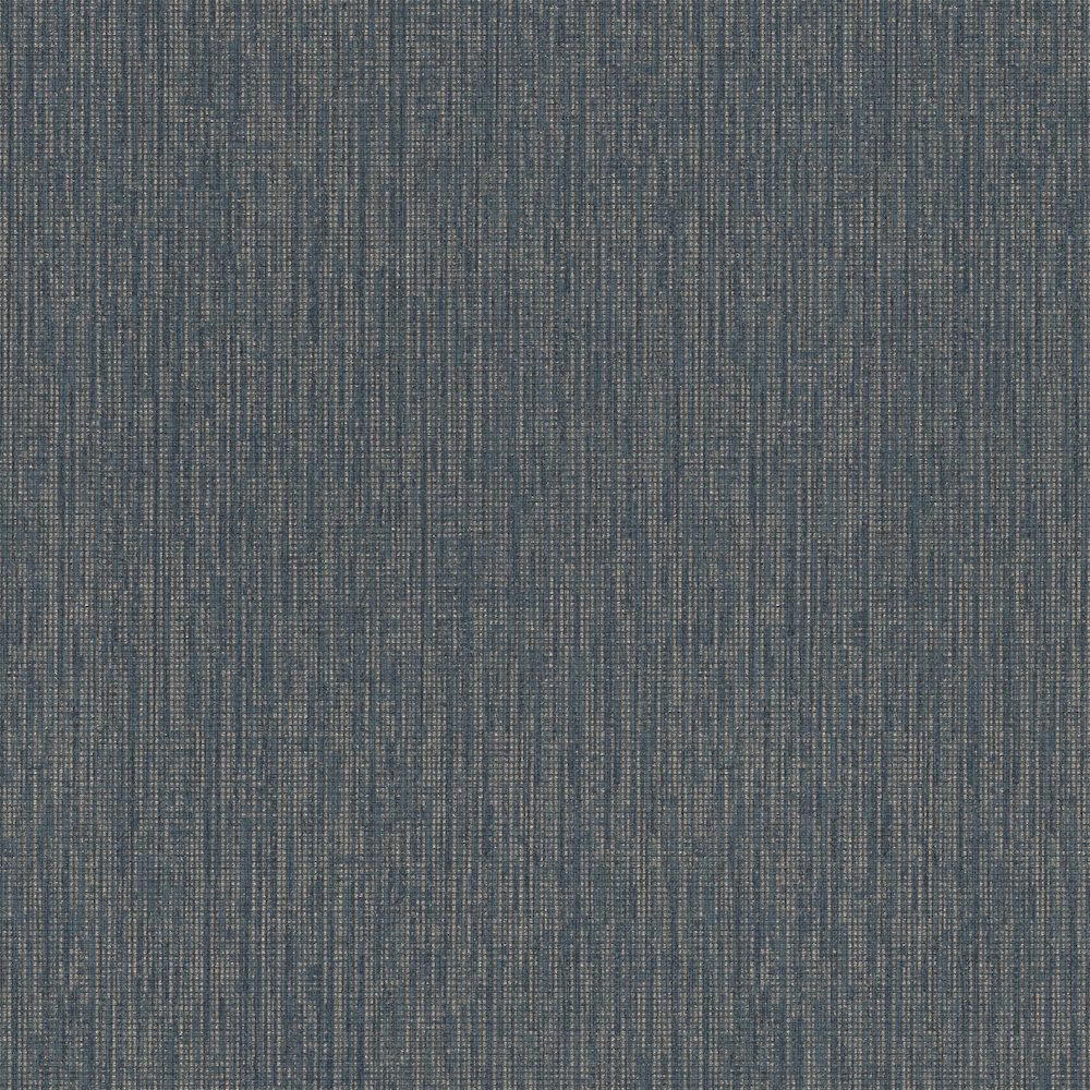 Rasch Woven Shimmer Midnight Blue & Gold Wallpaper 484281
