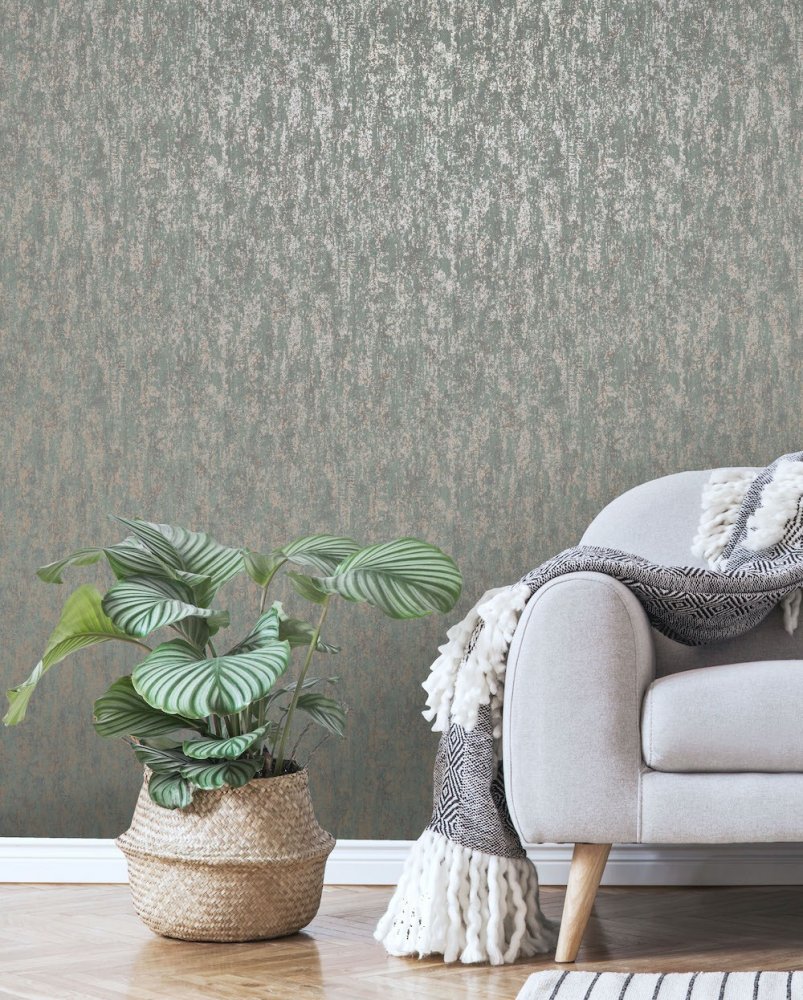 Urban Loft Wall Verdigris Wallpaper 50263