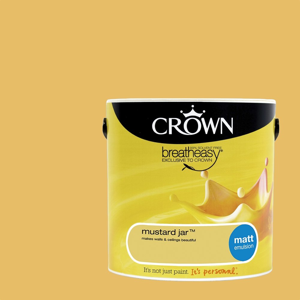 Crown Breatheasy Mustard Jar Paint