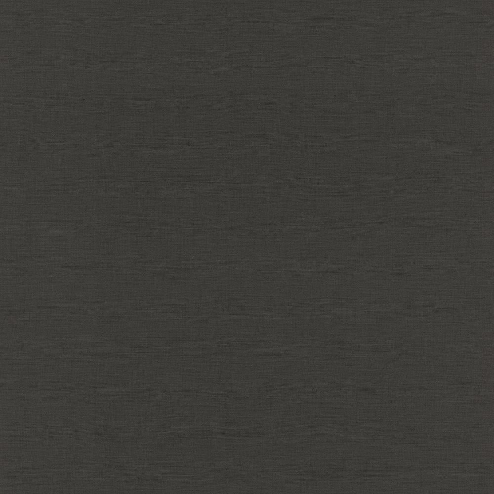 Rasch Amazing Linen Effect Black Wallpaper 531398