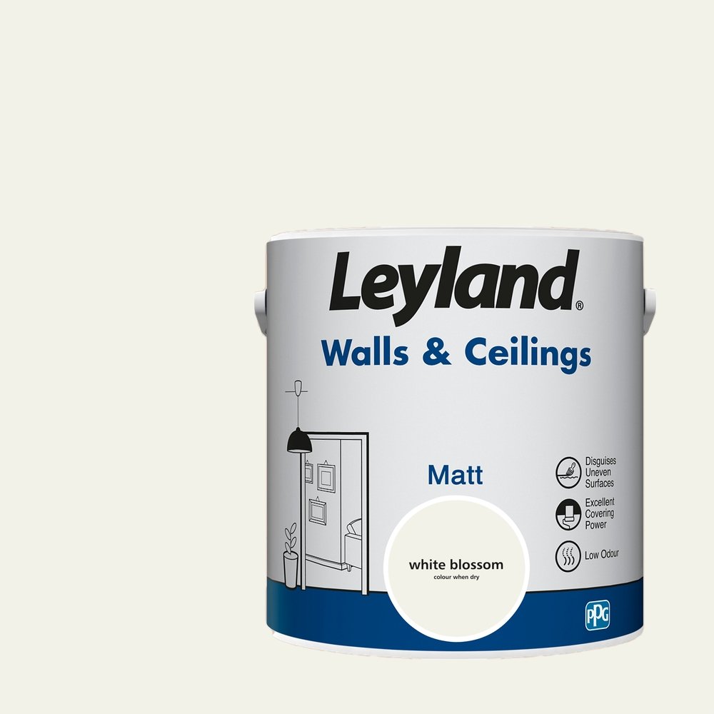 Leyland Retail White Blossom Matt Paint