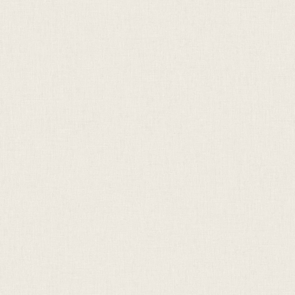 Caselio Linen Plain Light Cream Wallpaper 68520000