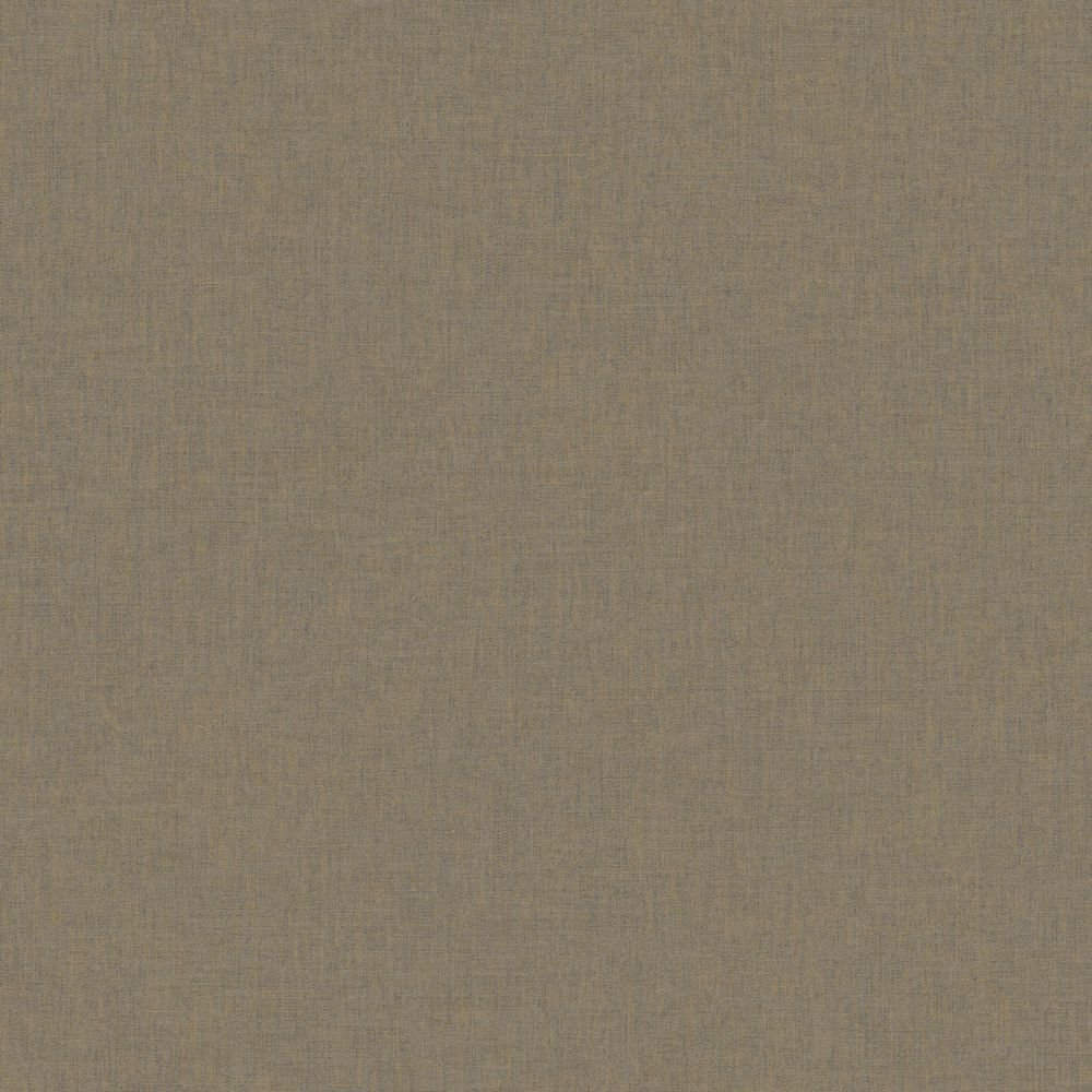 Caselio Linen Plain Pewter Wallpaper 68529627