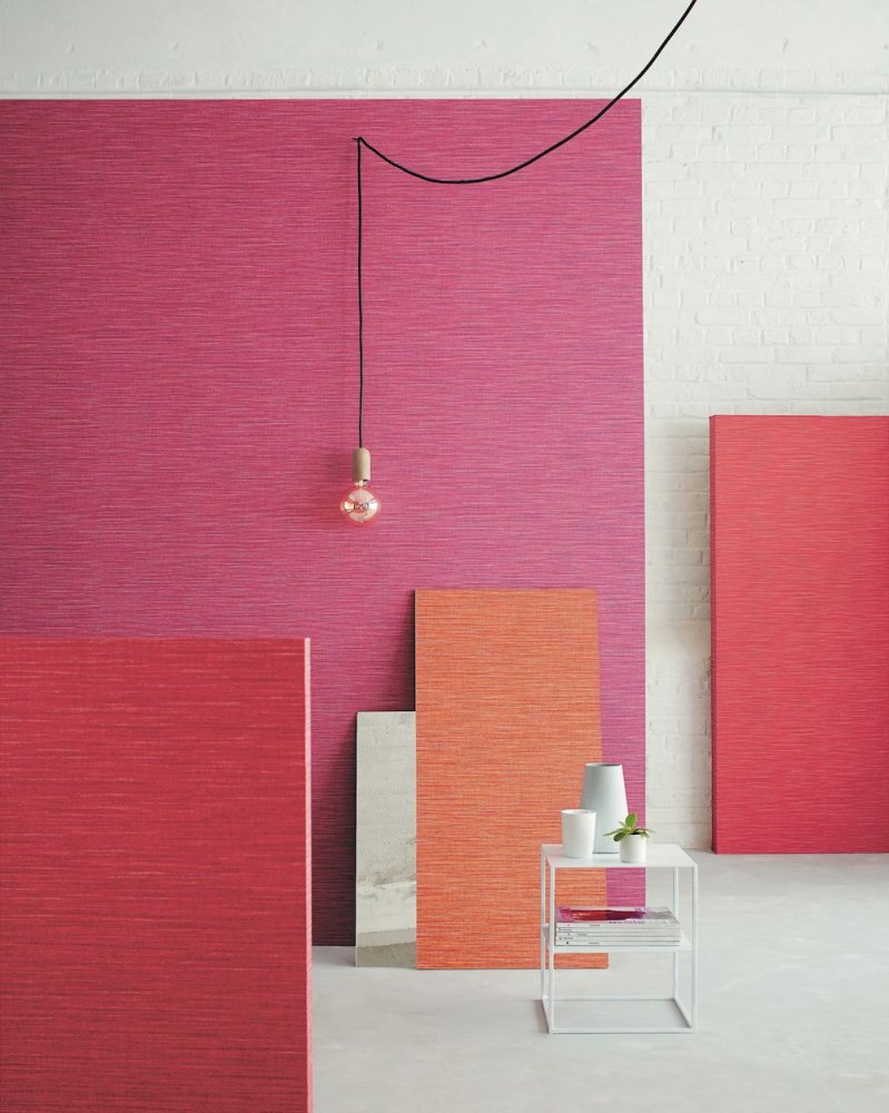 Caselio Wara Pink Wallpaper