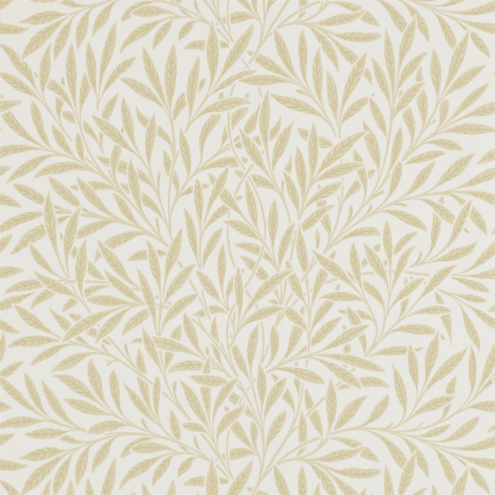 Morris and Co Willow Buff Wallpaper 210385