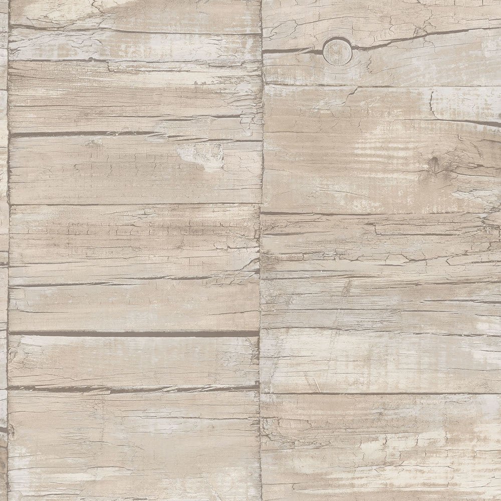 Galerie Grunge Wood Planks Light Brown Wallpaper G45341