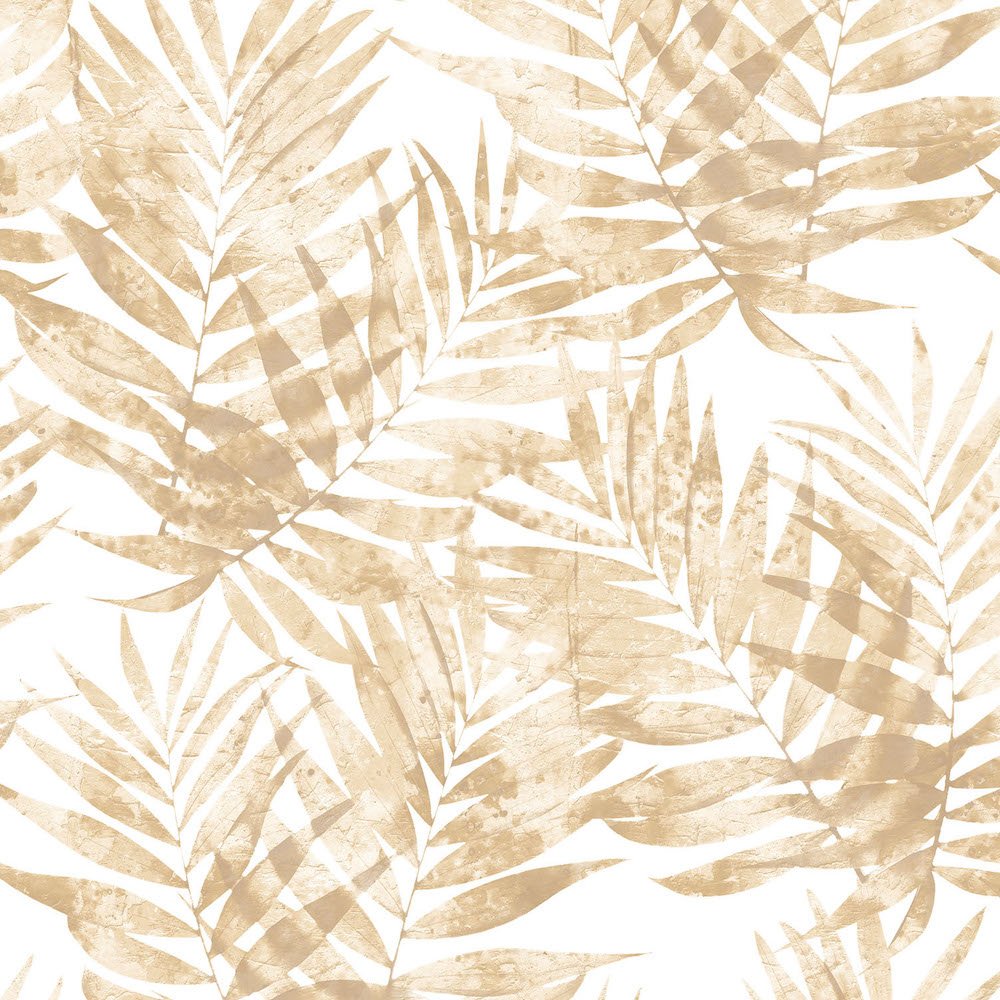 Galerie Organic Textures Tropical Leaves natural Wallpaper G67946