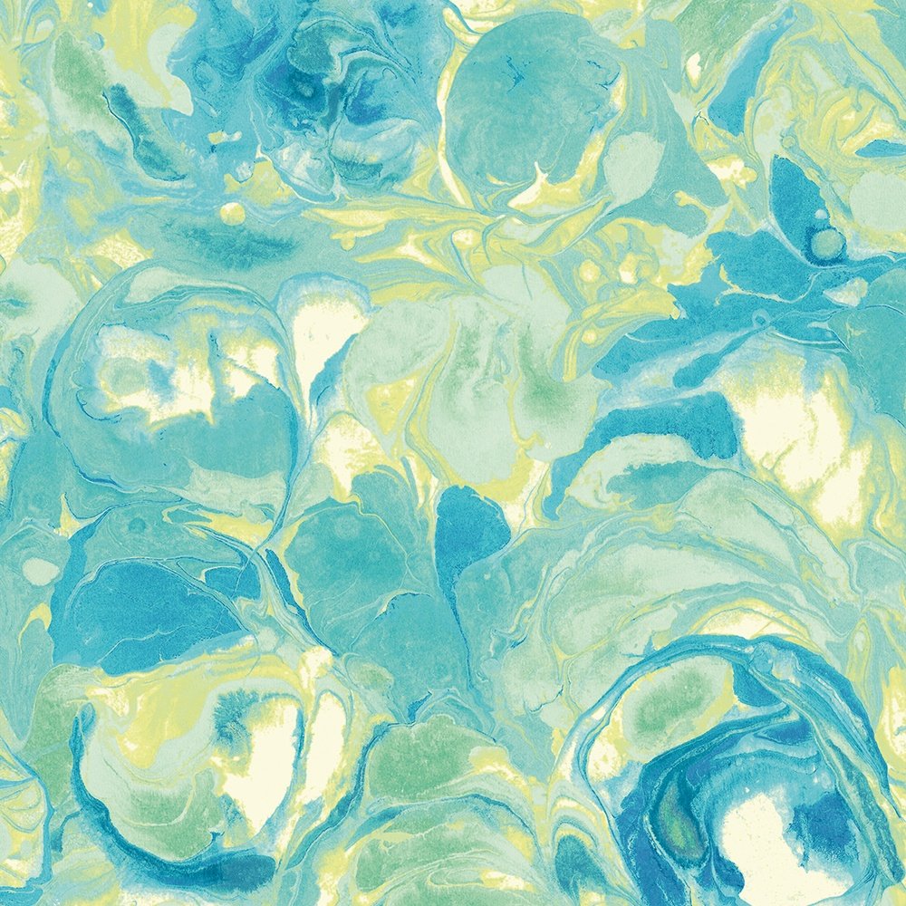 ohpopsi Venetian Sapphire Swirl Wallpaper GRA50118W