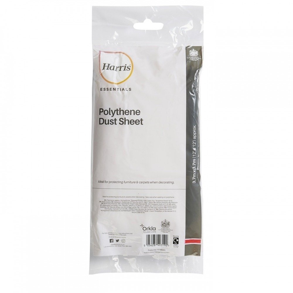 Harris Essentials Polythene Dust Sheet