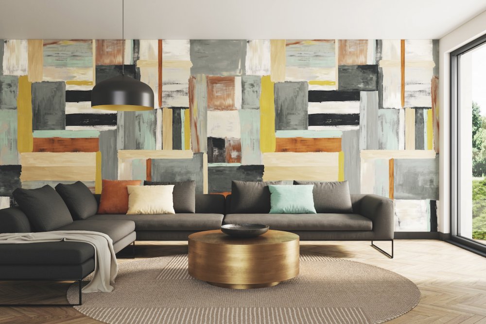 ohpopsi Kujenga Toasted Bark Wall Mural