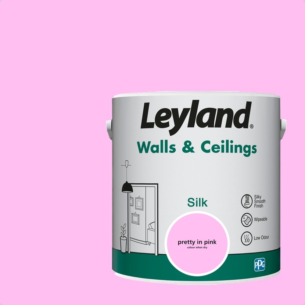 Leyland Retail Pretty In Pink Silk Paint 
