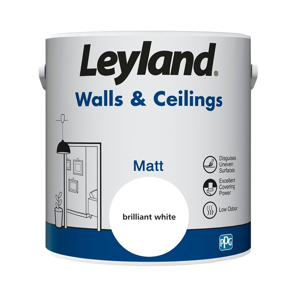 Leyland Retail Brilliant White Matt Paint