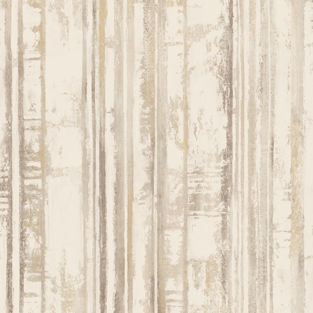Ugepa Distressed Stripe Cream Wallpaper M29607