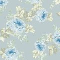 Rachel Ashwell Royal Bouquet Blue Wallpaper