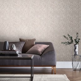 Graham & Brown Botany Rose Gold Wallpaper Room