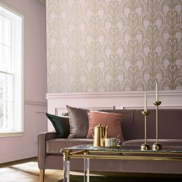 Graham Brown Art Deco Natural Wallpaper