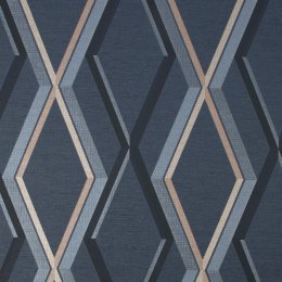 Superfresco Easy Prestige Geo Navy Wallpaper 108622
