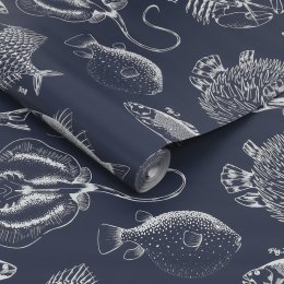 Contour Antibac Into The Deep Navy Wallpaper 112652