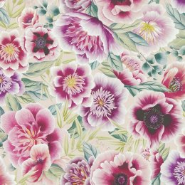 Harlequin X Diane Hill Marsha Powder, Peony & Magenta Wallpaper