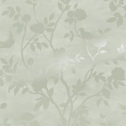 Laura Ashley Eglantine Silhouette Blush Wallpaper 113374