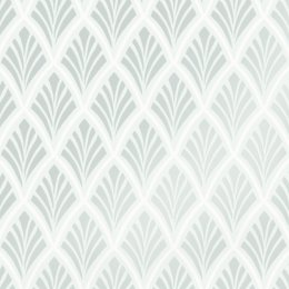 Laura Ashley Florin Duck Egg Wallpaper 113376