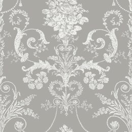 Laura Ashley Josette Steel Wallpaper 113383