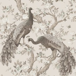 Laura Ashley Belvedere Soft Truffle Wallpaper 113399