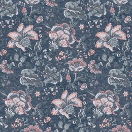 Laura Ashley Portia Dark Seaspray Wallpaper 114908