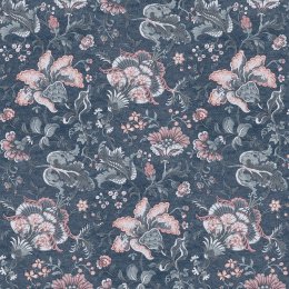 Laura Ashley Portia Dark Seaspray Wallpaper 114908