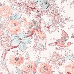 Laura Ashley Birtle Blush Wallpaper 115269